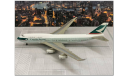 1/400 самолет Boeing B 747-400 Cathay Pacific Herpa, масштабные модели авиации, scale0