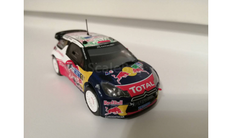 Citroen DS3, #1, Red Bull / Total, Rally Mexico 2011, масштабная модель, Citroën, Altaya, scale43