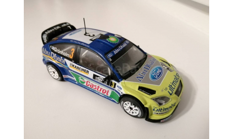 Ford Focus RS WRC, #3, Abu Dhabi/BP, Rally Neuseeland 2007, масштабная модель, Altaya, scale43