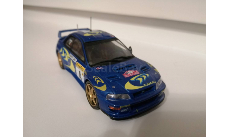 Subaru Impreza WRC, No.4, Rally Monte Carlo 1997, масштабная модель, Altaya, scale43