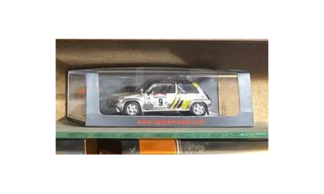 Renault 5 GT turbo #9 1989 spark 1:43, масштабная модель, scale43