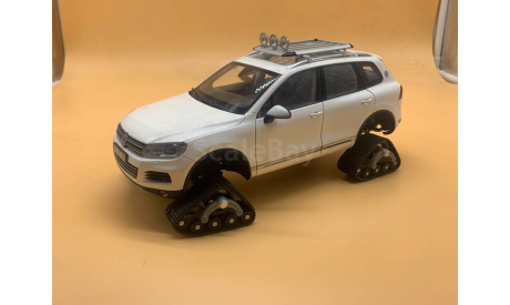 Volkswagen Touareg Snow Edition, масштабная модель, Kyosho, scale18