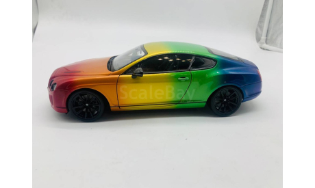 Bentley Continental Supersports, масштабная модель, Welly, scale18