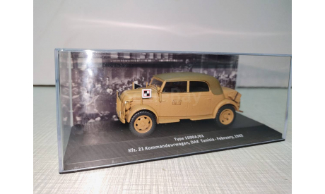 Steyr TYP 1500 A Kommandeurwagen, масштабные модели бронетехники, Altaya, scale43