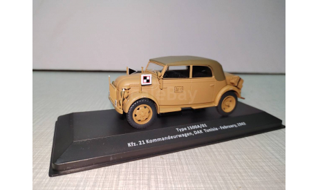 Steyr TYP 1500 A Kommandeurwagen, масштабные модели бронетехники, Altaya, scale43