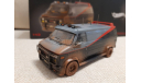 GMC Vandoora A-Team van, масштабная модель, Hot Wheels Elite, scale43