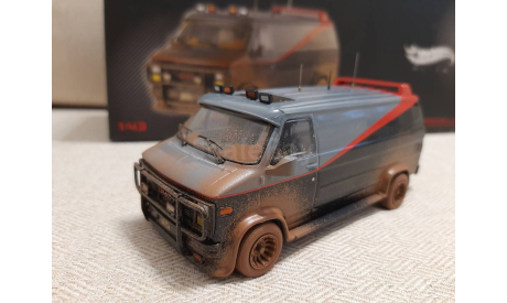 GMC Vandoora A-Team van, масштабная модель, Hot Wheels Elite, scale43