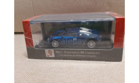 BUGATTI VEYRON EB16.4  2005, масштабная модель, Edicola, scale43