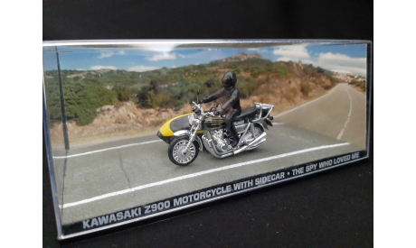 Kawasaki z900 motorcycle (Bond 007- The spy who loved me), масштабная модель мотоцикла, Altaya, scale43