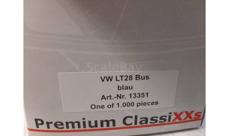 Volkswagen LT28 MINIBUS 1975, масштабная модель, Premium Classixxs, scale43