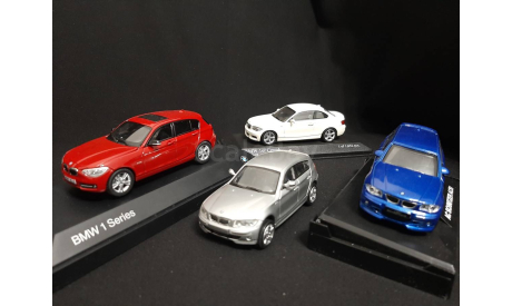 BMW 1 set, масштабная модель, Minichamps, scale43