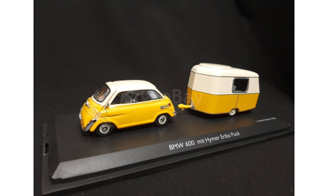 BMW Isetta + Hymer 600 mit Eriba Puck, масштабная модель, Schuco, scale43