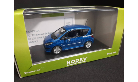 Peugeot 1007, масштабная модель, Norev, scale43