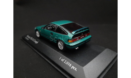 Honda CR-X coupe 1989, масштабная модель, Minichamps, scale43