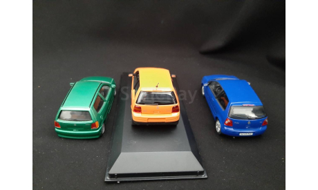 Volkswagen Polo + Seat Arosa, масштабная модель, Minichamps, scale43