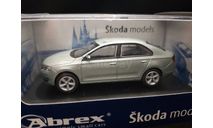 Skoda Rapid 2012 Arctic Green met, масштабная модель, Abrex, scale43, Škoda