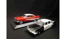 Plymouth Savoy 1959 + police, масштабная модель, WhiteBox, scale43