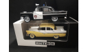 Ford Fairlane 1956 + police, масштабная модель, WhiteBox, scale43