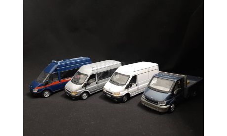 Ford Transit 3 gen. set, масштабная модель, Bauer/Cararama/Hongwell, scale43