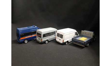 Ford Transit 3 gen. set, масштабная модель, Bauer/Cararama/Hongwell, scale43