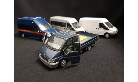 Ford Transit 3 gen. set, масштабная модель, Bauer/Cararama/Hongwell, scale43