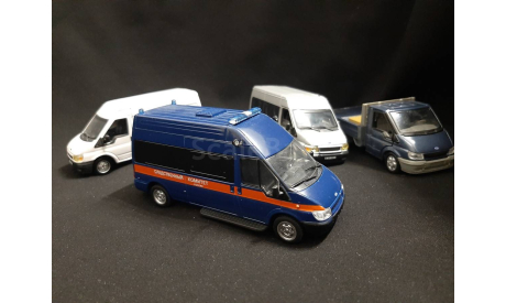 Ford Transit 3 gen. set, масштабная модель, Bauer/Cararama/Hongwell, scale43