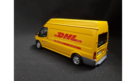 Ford Transit van 2006 Kastenwagen DHL, масштабная модель, Minichamps, scale43