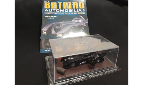 Batmobile BATMAN MOVIE 1989, масштабная модель, Edicola, scale43
