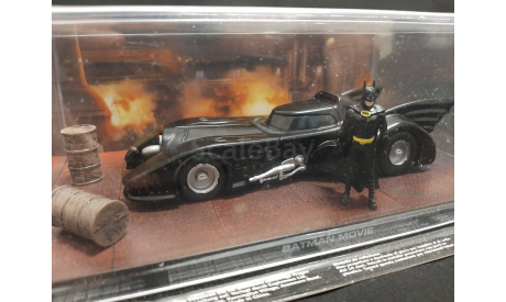 Batmobile BATMAN MOVIE 1989, масштабная модель, Edicola, scale43