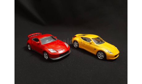 Nissan 350 nismo + 370z, масштабная модель, Rastar, scale43
