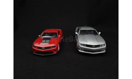 Chevrolet Camaro ZL1 + SS, масштабная модель, DeAgostini, scale43