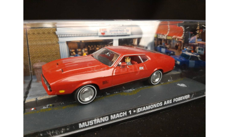 Ford Mustang march 1 - Bond 007, масштабная модель, The James Bond Car Collection (Автомобили Джеймса Бонда), scale43