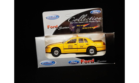 Ford Crown Victoria 1999 NewYork taxi, масштабная модель, Welly, scale43