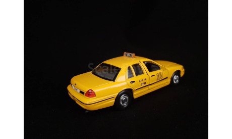 Ford Crown Victoria 1999 NewYork taxi, масштабная модель, Welly, scale43