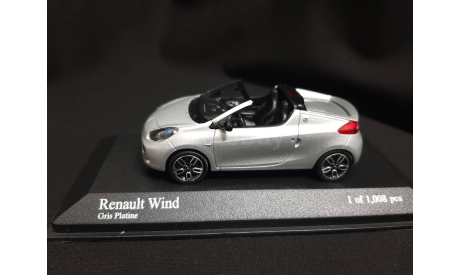 Renault Wind 2010, масштабная модель, Minichamps, scale43