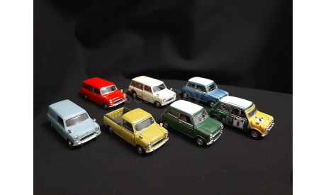 Mini Cooper classic set, масштабная модель, Bauer/Cararama/Hongwell, scale43