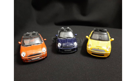 Mini Cooper set, масштабная модель, Bauer/Cararama/Hongwell, scale43