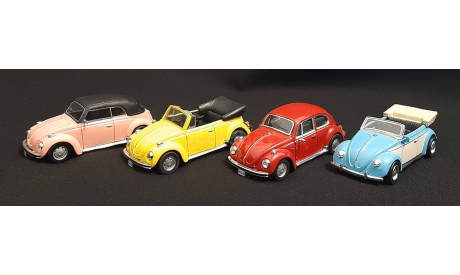 Volkswagen Beetle 1303 set, масштабная модель, Bauer/Cararama/Hongwell, scale43