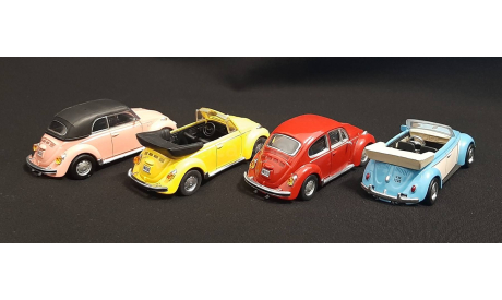 Volkswagen Beetle 1303 set, масштабная модель, Bauer/Cararama/Hongwell, scale43