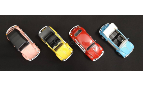 Volkswagen Beetle 1303 set, масштабная модель, Bauer/Cararama/Hongwell, scale43