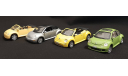 Volkswagen Beetle set, масштабная модель, Bauer/Cararama/Hongwell, scale43