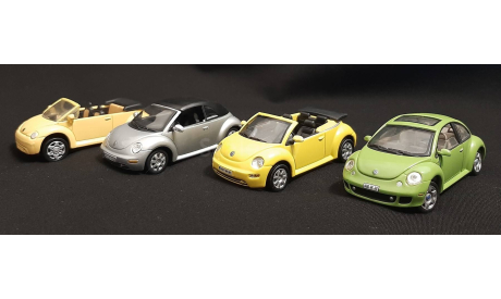 Volkswagen Beetle set, масштабная модель, Bauer/Cararama/Hongwell, scale43