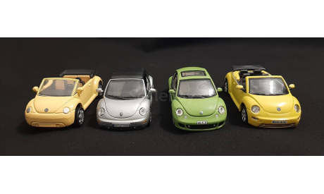 Volkswagen Beetle set, масштабная модель, Bauer/Cararama/Hongwell, scale43