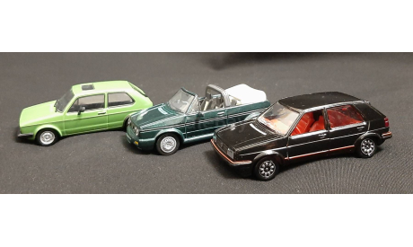 Volkswagen Golf I и II set, масштабная модель, Schabak, scale43