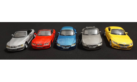 BMW Z3 Z4 set, масштабная модель, Bauer/Cararama/Hongwell, scale43
