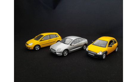 Ford Ka, Puma, Fiesta, масштабная модель, Bauer/Cararama/Hongwell, scale43