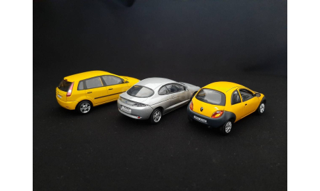 Ford Ka, Puma, Fiesta, масштабная модель, Bauer/Cararama/Hongwell, scale43