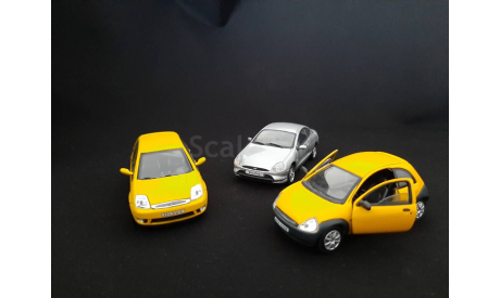 Ford Ka, Puma, Fiesta, масштабная модель, Bauer/Cararama/Hongwell, scale43