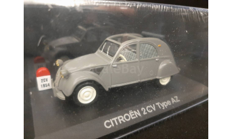 Citroen 2CV Type AZ 1954, масштабная модель, Atlas (автомобили Франции), scale43, Citroën