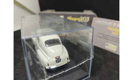 Peugeot 203 1959, масштабная модель, Atlas (автомобили Франции), scale43
